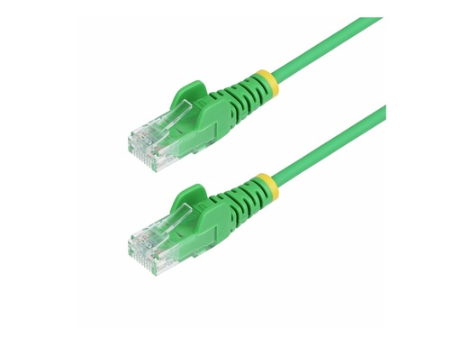 [N6PAT250CMGNS] StarTech.com 2.5m Green Slim CAT6 Ethernet Cable, Snagless, 28AWG, LSZH - Patch-Kabel - RJ-45 (M)