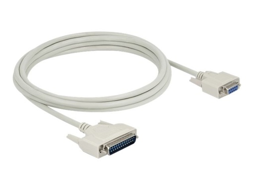 [85525] Delock Kabel seriell - DB-25 (M) zu DB-9 (M)