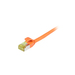 [S217986] Synergy 21 Patchkabel RJ45, CAT6A 500Mhz, 10m, orange, S-STP(S/FTP), slimline rund d=4,5mm, TPE/LSZH(Superflex), AWG28, mit CAT7 Rohkabel, - Kabel - Digital/Daten