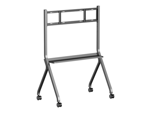[MD-CART02-S1] Iiyama MD-CART02-S1 - Wagen - für Flachbildschirm - mit Anti-Kollisionsschutz, Regale für Zubehör - Bildschirmgröße: 139.7-218.4 cm (55"-86")