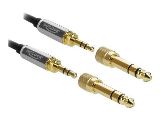 [85786] Delock Audio-Kabelkit - Schwarz
