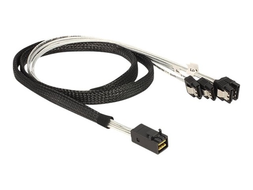 [83393] Delock SATA- / SAS-Kabel - SAS 6Gbit/s - 4-Lane - 4x Mini SAS HD (SFF-8643)