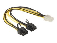 [83433] Delock PCI Express Stromkabel Buchse> 2 x - Kabel - Strom/Netzteil