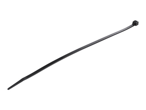 [CBMZT10BK] StarTech.com Kabelbinder 250x4 mm - Selbstsichernde Nylon-Kabelbinder mit Gebogener Spitze, Bündeldurchmesser bis zum 68 mm, 22 kg Zugfestigkeit, 94V-2/UL, 1000 Stück - Schwarz (CBMZT10B)