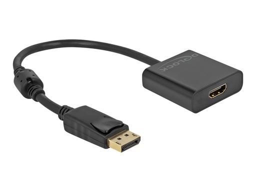 [63585] Delock Videoadapter - DisplayPort männlich eingerastet zu HDMI weiblich