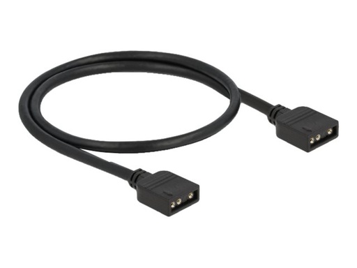 [86013] Delock RGB-LED-Kabel - 3-polig ARGB (W) zu 3-polig ARGB (W)
