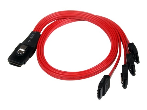 [SAS8087S4R50] StarTech.com SFF-8087 auf 4x SATA Kabel 50 cm - Internes Mini SAS auf Serial-ATA Reverse Multilane Kabel - SFF 8087 36-Pin / S-ATA 7-Pin - SATA- / SAS-Kabel - Serial ATA 150/300/600 - 4-Lane - SATA (R)