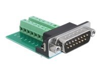 [65275] Delock Serieller Adapter - 15 pin D-Sub (DB-15)