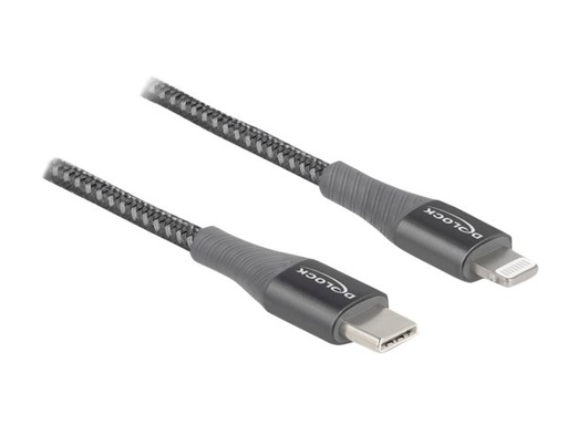 [86630] Delock Lightning-Kabel - USB-C männlich zu Lightning männlich