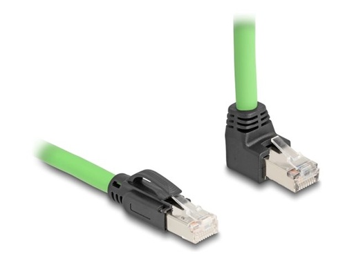 [80892] Delock Netzwerkkabel - RJ-45 (M) nach oben angewinkelt zu RJ-45 (M)