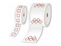 [LTZ12055F5PI] Brother Vinyl - 130 Mikron - 55 x 85 mm 350 Etikett(en) (1 Rolle(n)