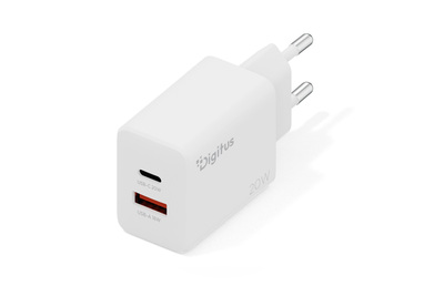 [DA-10300] DIGITUS USB Charger 20W, 1x USB-C, 1x USB-A