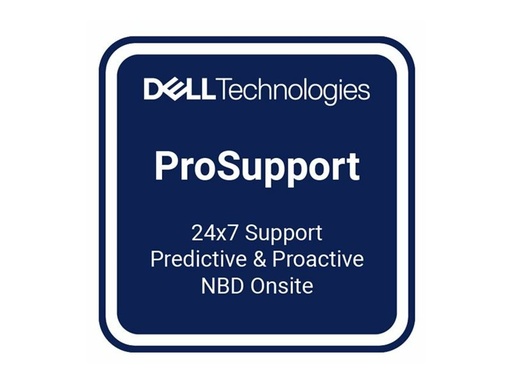 [XT253_1OS3PS] Dell Erweiterung von 1 jahr Basic Onsite auf 3 jahre ProSupport - Serviceerweiterung - Arbeitszeit und Ersatzteile (für Desktops)