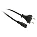 [S215396] Synergy 21 Netzkabel 230V Euro-Stecker/Euro8 C7 -Buchse Black - Kabel - Strom/Netzteil