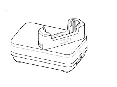 [CRD-TCVTB-1D] Zebra Handheld-Ladestation - für Gerät mit strapazierfähiger Hülle