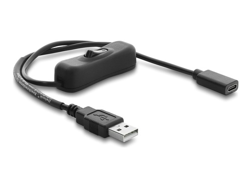 [81658] Delock Stromkabel - USB (M) zu USB-C (W) - 5 V