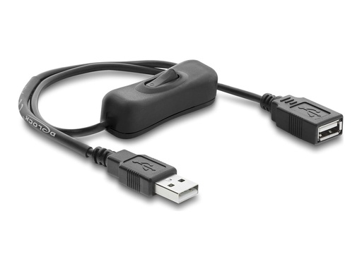[81655] Delock Stromkabel - USB (M) zu USB (W) - 5 V