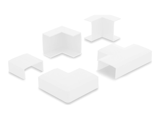 [22093] Delock Kabelkanal-Verbindungsstück - for 30 x 14 mm cable duct - weiß (Packung mit 5)