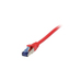 [S216889] Synergy 21 Patchkabel RJ45, CAT6A 500Mhz, 0,15m, rot, S-STP(S/FTP), TPE/LSZH(Superflex), AWG26, - Kabel - Netzwerk