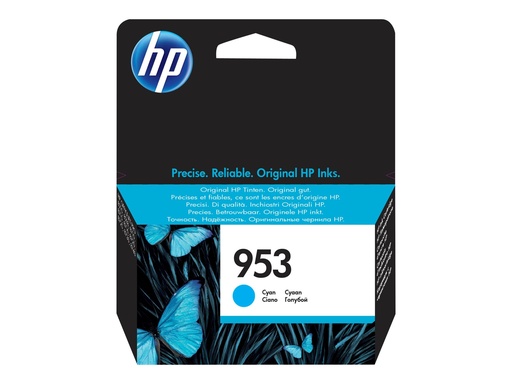 [F6U12AE#BGX] HP 953 Cyan Tintenpatrone - Original - Tintenpatrone