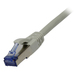 [S216403] Synergy 21 Patchkabel RJ45 Cat6a 500Mhz grau S-STP S/FTP AWG26 LSZH - Kabel - Netzwerk