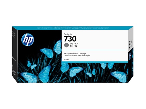 [P2V72A] HP 730 - 300 ml - mit hoher Kapazität - Grau