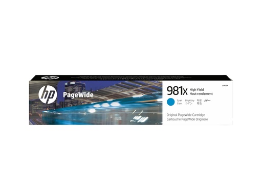 [L0R09A] HP 981X - 116 ml - Hohe Ergiebigkeit - Cyan -