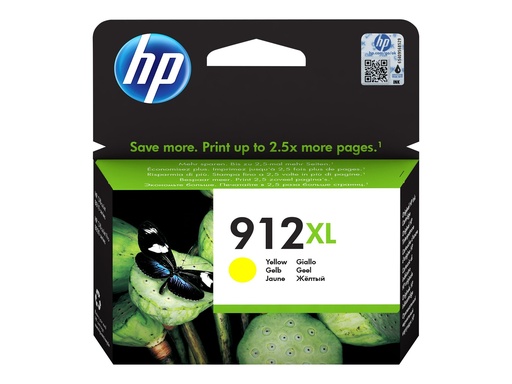 [3YL83AE#BGY] HP 912Xl - - Hohe Ergiebigkeit - Gelb - Original - Tintenpatrone