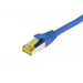 [S217645] Synergy 21 Patchkabel RJ45, CAT6A 500Mhz, 1,0m, blau, S-STP(S/FTP), TPE/LSZH(Ultraflex), AWG26, mit CAT7 Rohkabel,